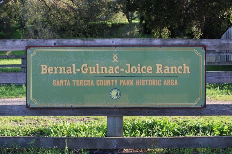 Bernal-Gulnac-Joice Ranch Sign image. Click for full size.