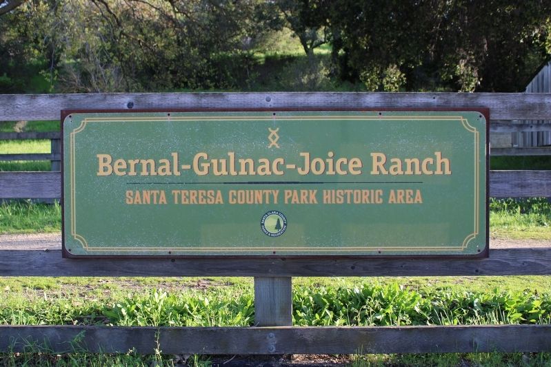 Bernal-Gulnac-Joice Ranch Sign image. Click for full size.