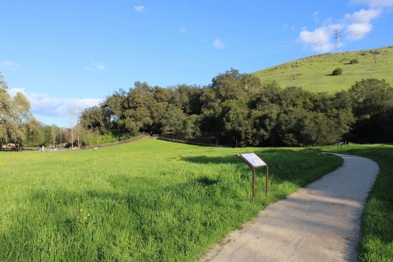 Farming Replaces Cattle Ranching Marker image. Click for full size.