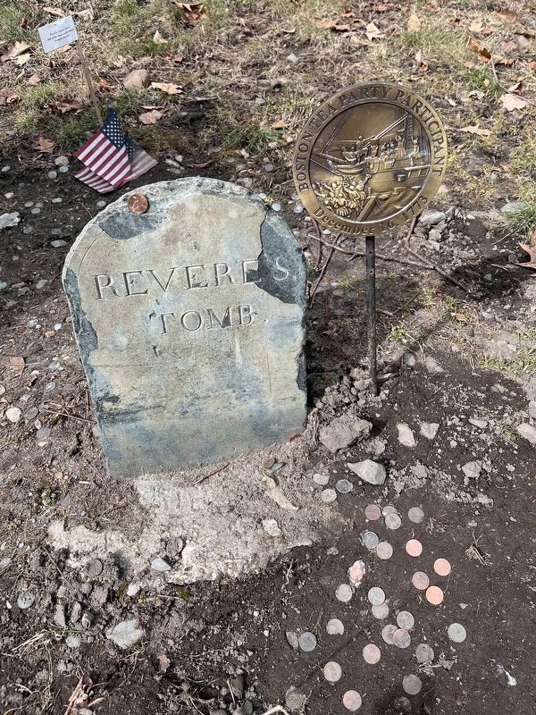Paul Revere Grave Marker image. Click for full size.