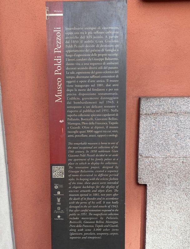 Museo Poldi Pezzoli Marker image. Click for full size.