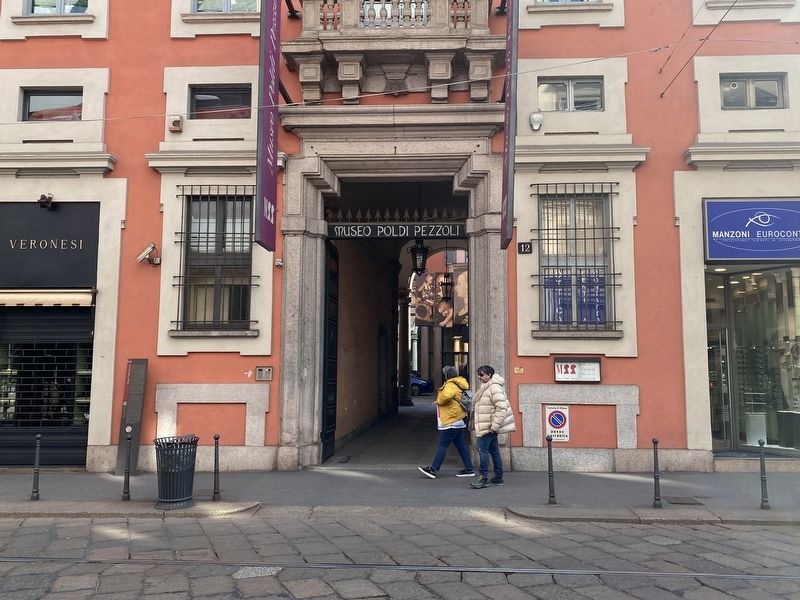 Museo Poldi Pezzoli Marker - wide view image. Click for full size.