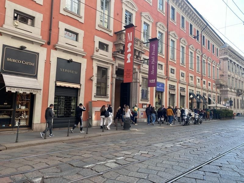 Museo Poldi Pezzoli Marker - wider view image. Click for full size.