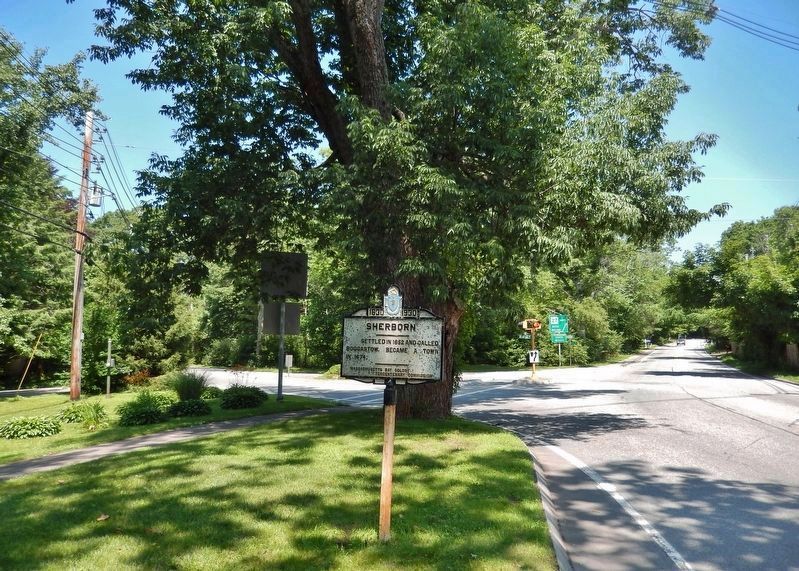 Sherborn Marker. Click for full size. Sherborn Marker image. Click for full size.