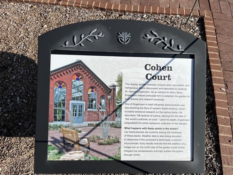 Cohen Court Marker. Click for full size. Cohen Court Marker image. Click for full size.