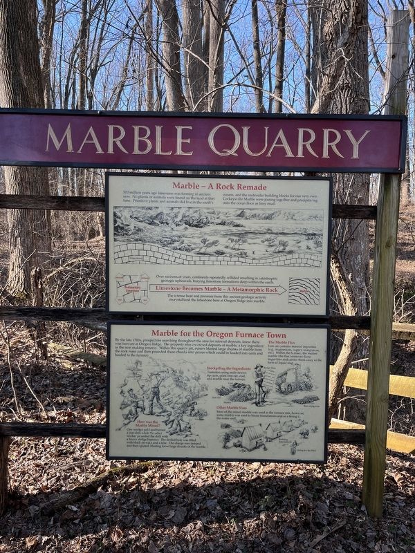 Marble Quarry Marker image. Click for full size.