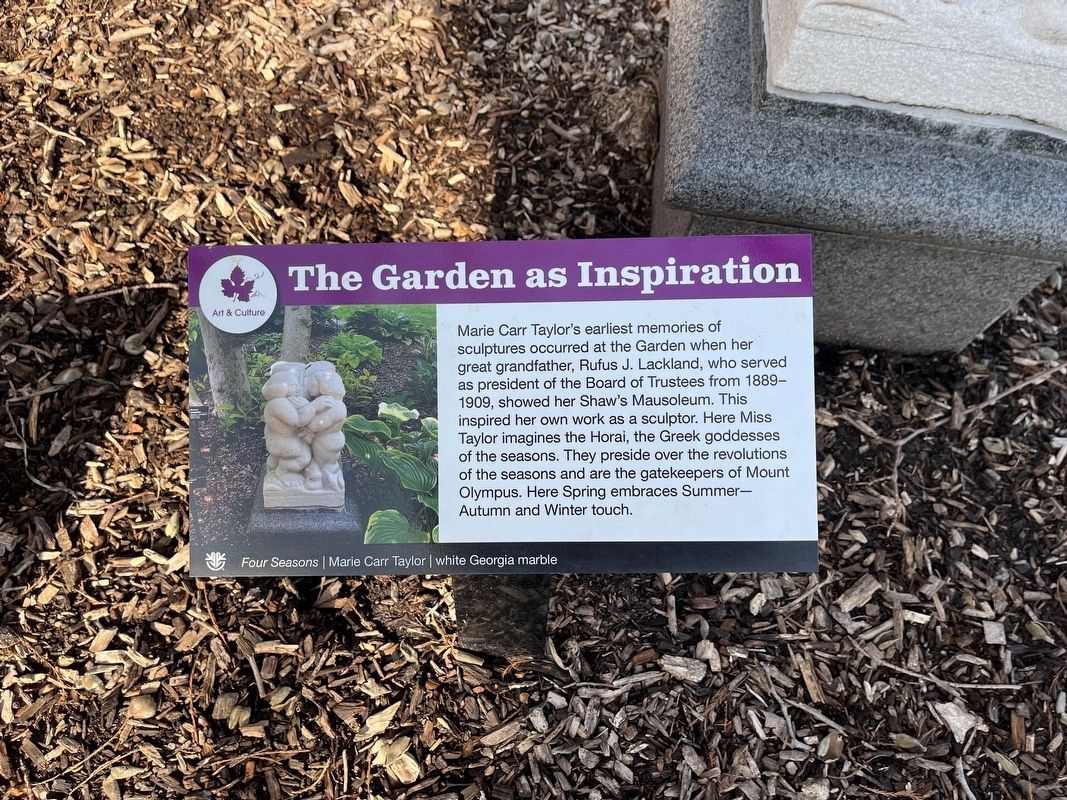The Garden as Inspiration Marker image. Click for full size.