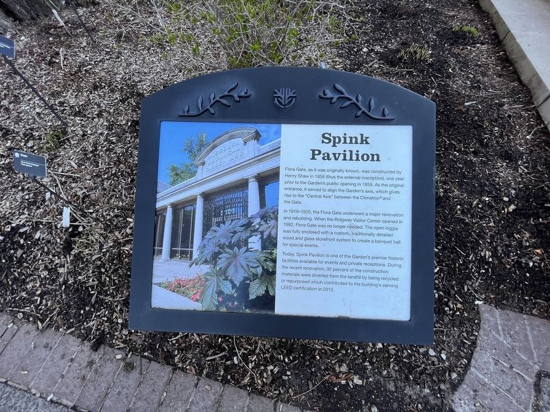 Spink Pavilion Marker image. Click for full size.