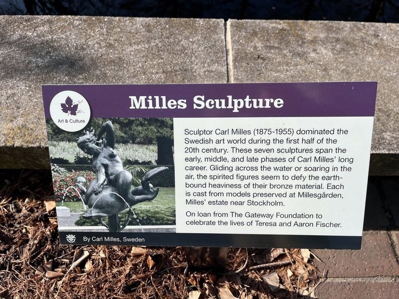 Milles Sculpture Marker image. Click for full size.