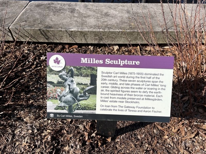 Milles Sculpture Marker. Click for full size. Milles Sculpture Marker image. Click for full size.