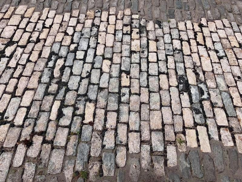 Historic Cobblestone Roadway image. Click for full size.