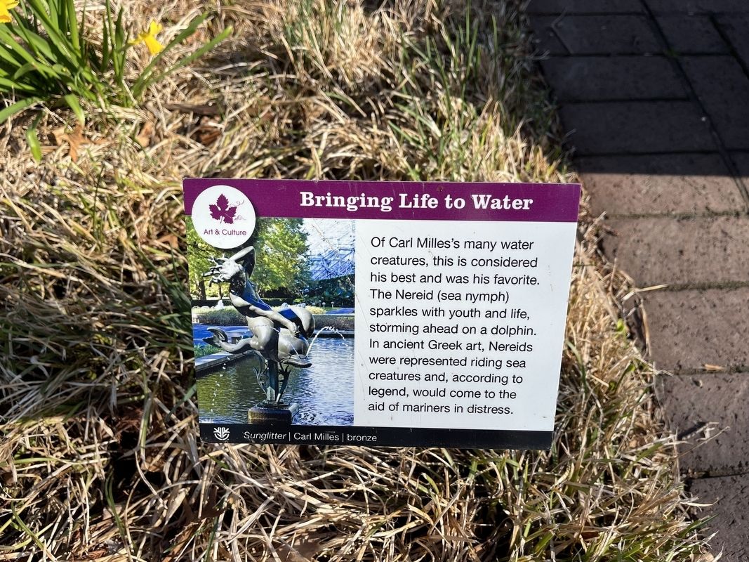 Bringing Life to Water Marker image. Click for full size.