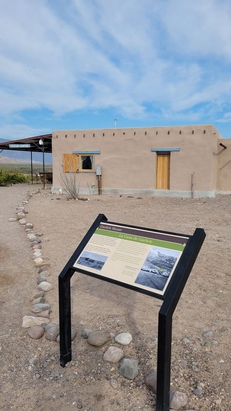 The Garlick House and Marker. Click for full size. The Garlick House and Marker image. Click for full size.
