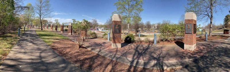 Panoramic View of Walk of Honor Inductees image. Click for full size.