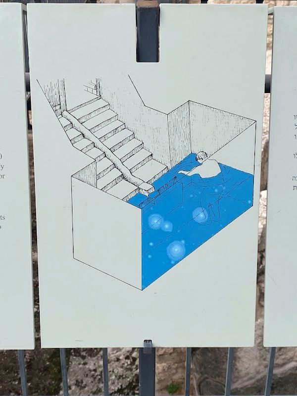 The Stepped Mikveh Marker image. Click for full size.
