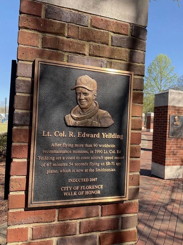 Lt. Col. R. Edward Yeilding Marker image. Click for full size.