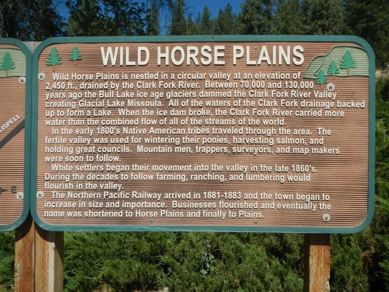 Wild Horse Plains Marker image. Click for full size.