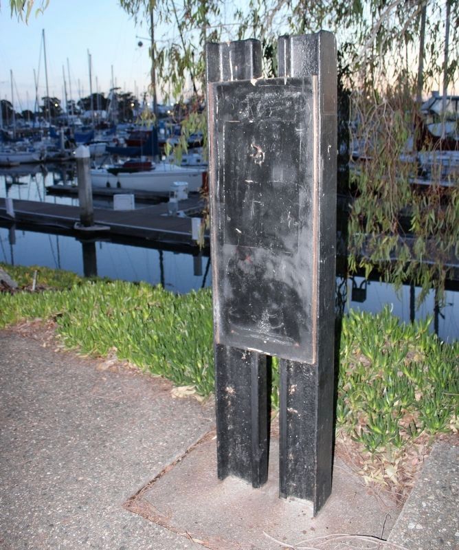 Early Harbor Marker is Gone image. Click for full size.