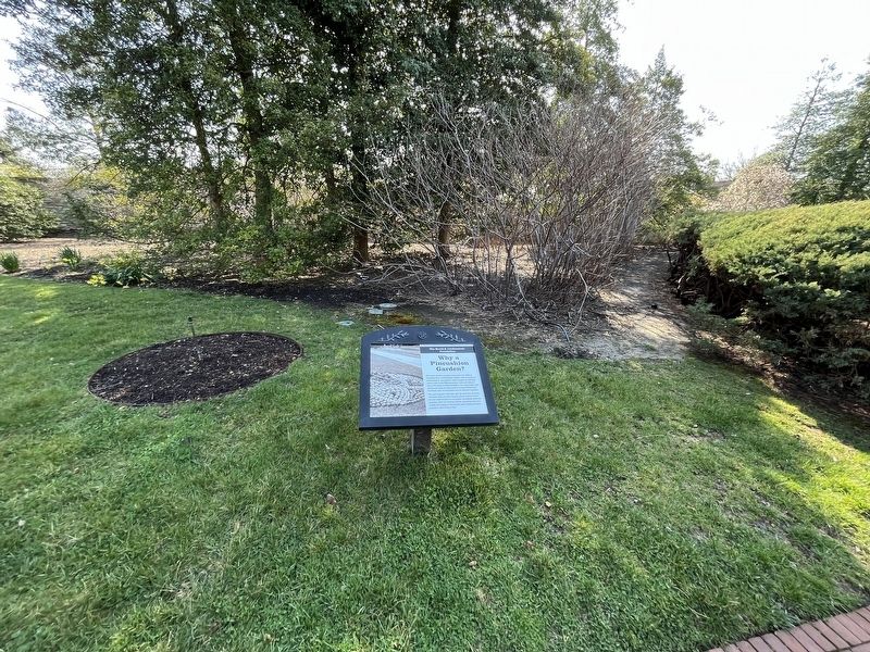 Why a Pincushion Garden? Marker image. Click for full size.