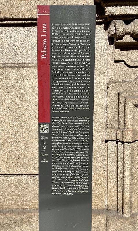Palazzo Litta Marker image. Click for full size.
