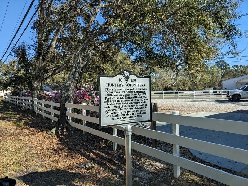 Hunter's Volunteers Marker, Side One image. Click for full size.