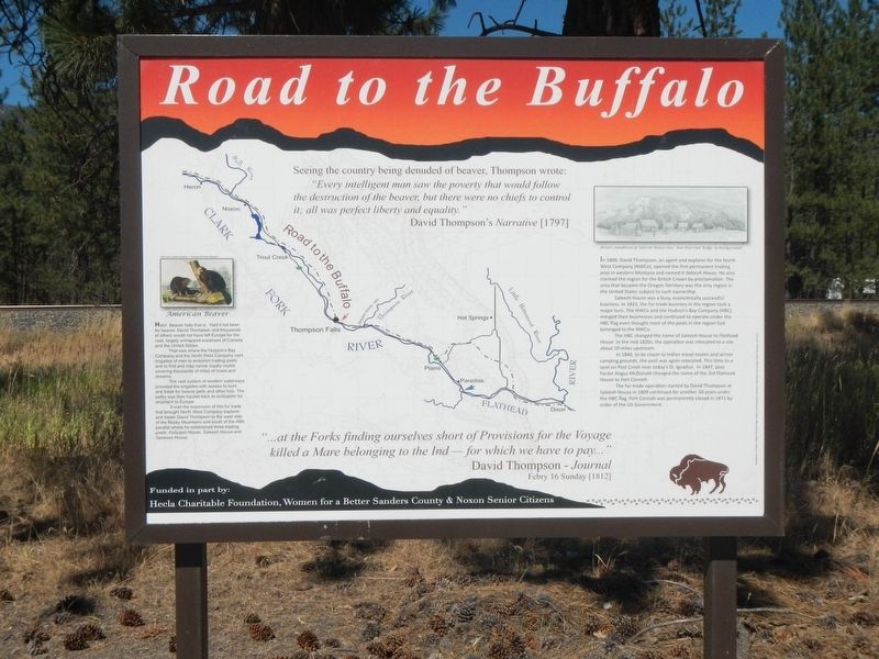 Road to the Buffalo Marker image. Click for full size.