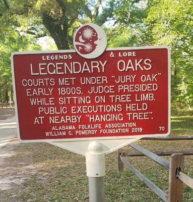Legendary Oaks Marker image. Click for full size.