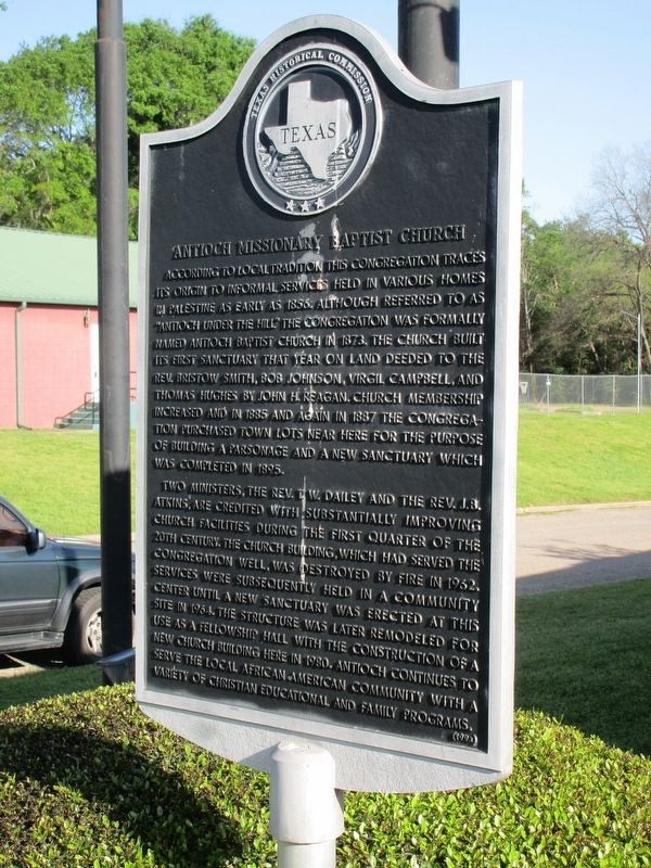 Antioch Missionary Baptist Church Marker image. Click for full size.