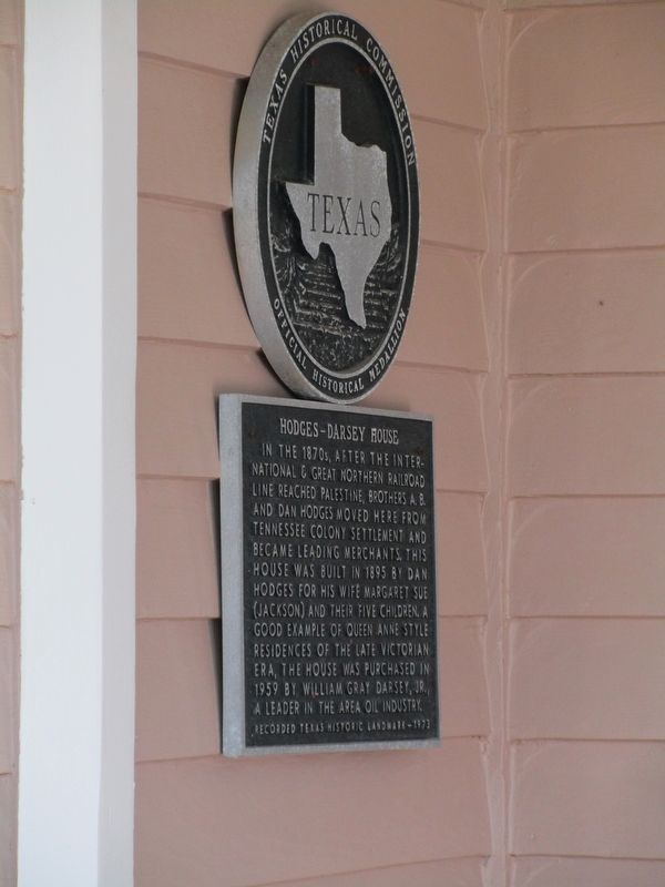 Hodges - Darsey House Marker image. Click for full size.