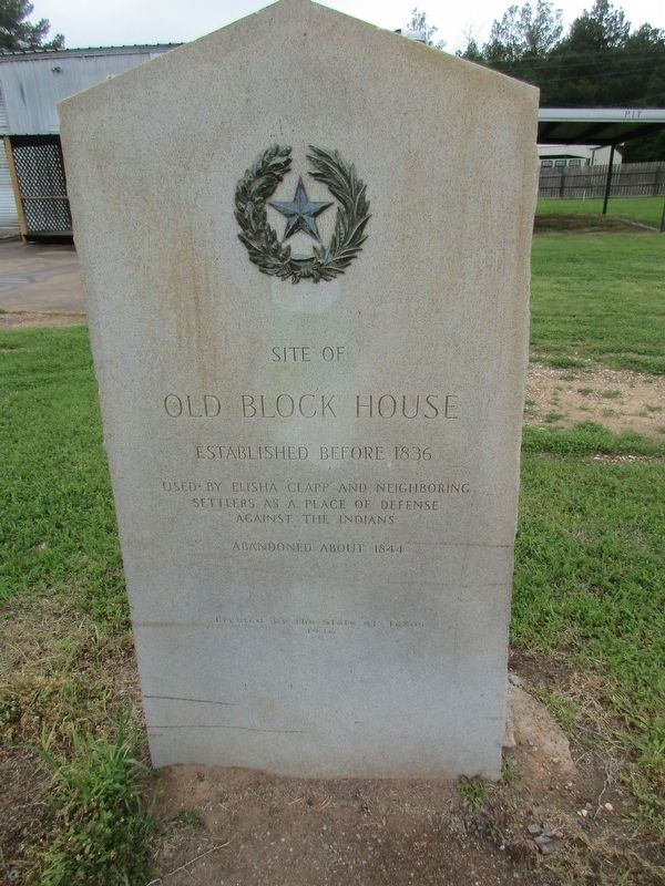 Site of Old Block House Marker image. Click for full size.