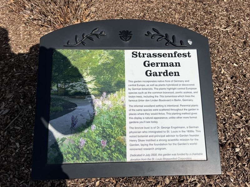 Strassenfest German Garden Marker image. Click for full size.