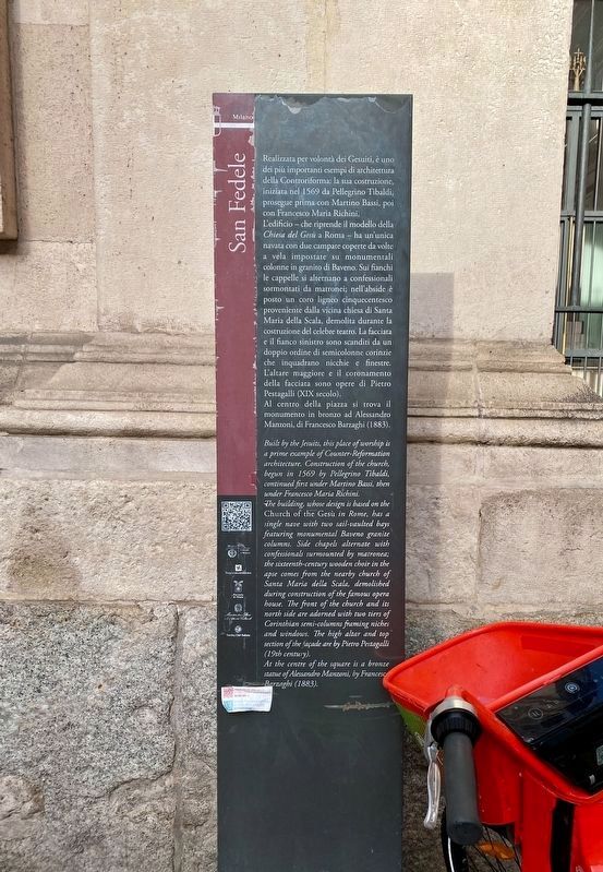 San Fedele Marker image. Click for full size.