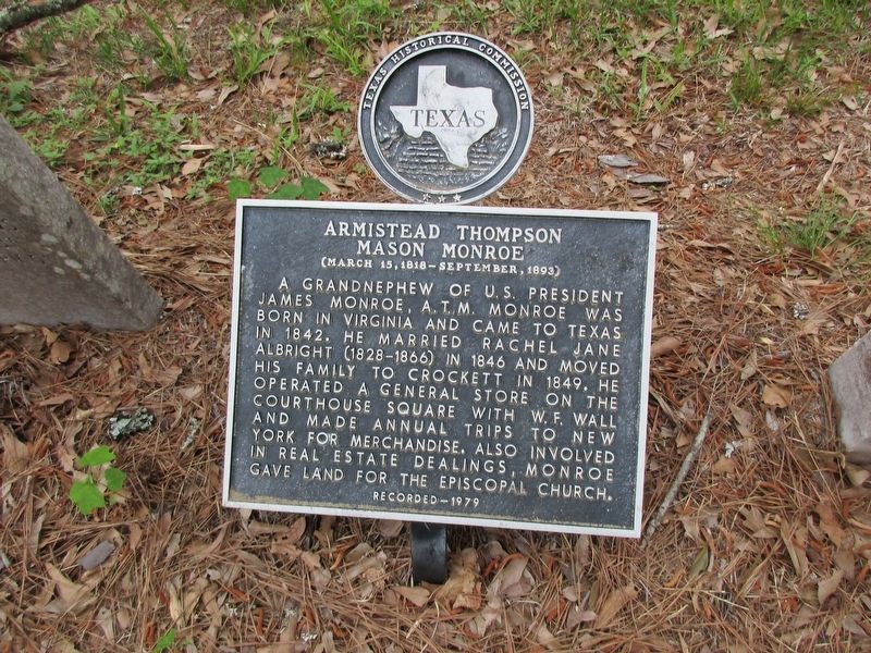 Armisted Thompson Mason Monroe Marker image. Click for full size.