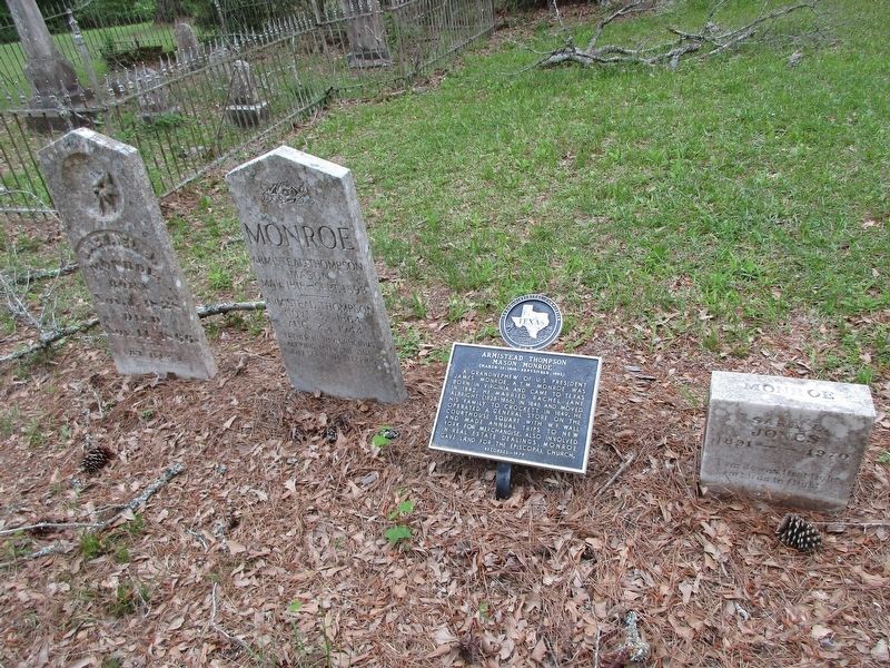 Armisted Thompson Mason Monroe Marker image. Click for full size.