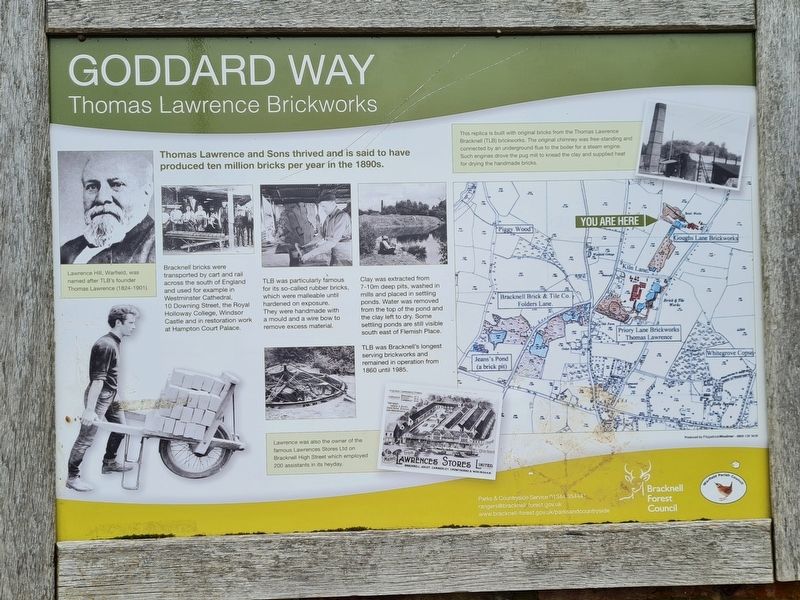 Goddard Way Marker. Click for full size. Goddard Way Marker image. Click for full size.