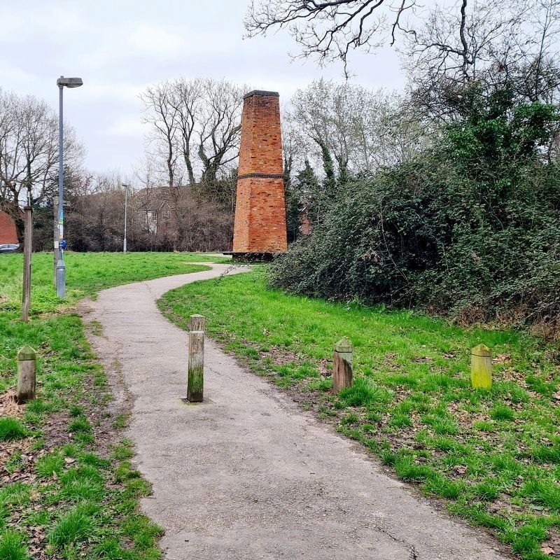 View from entrance to Goddard Way Play Area. Click for full size. View from entrance to Goddard Way Play Area image. Click for full size.