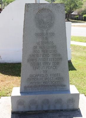 Veterans of All Wars Marker image. Click for full size.