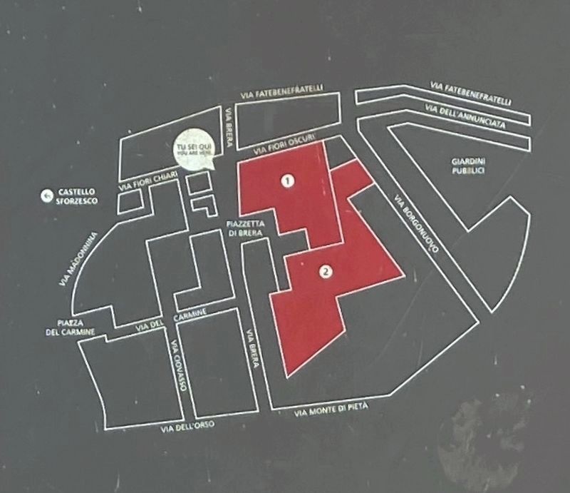Marker inset map of Quartiere Brera image. Click for full size.