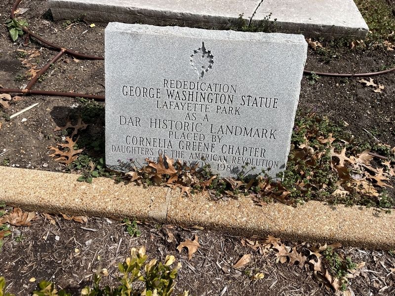 George Washington Statue Marker image. Click for full size.