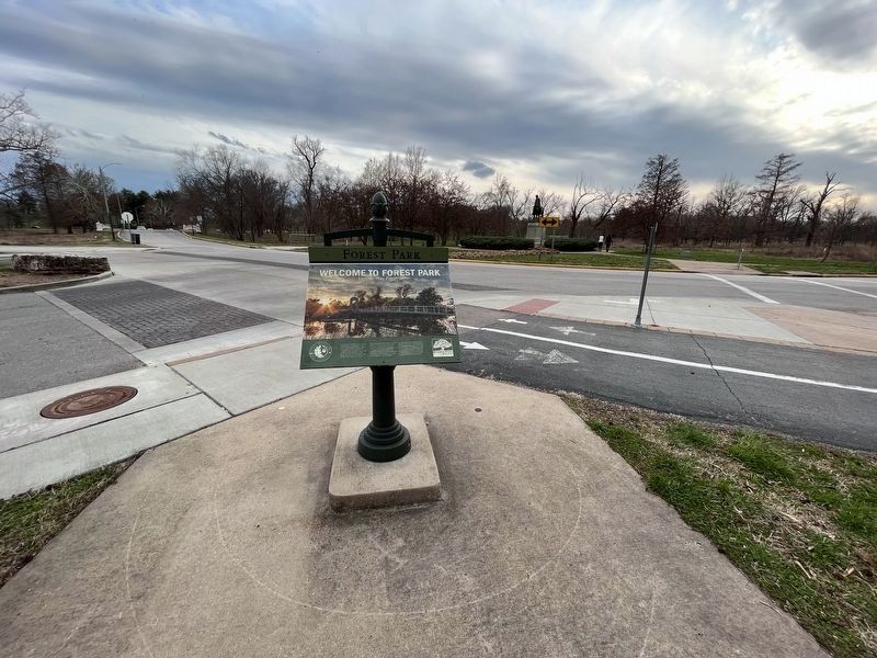 Welcome to Forest Park Marker image. Click for full size.