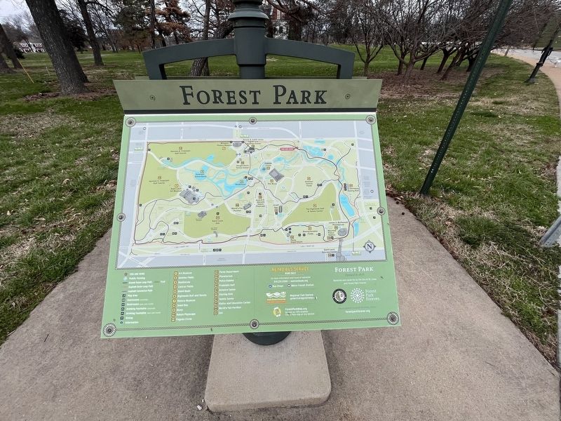 Welcome to Forest Park Marker [Reverse] image. Click for full size.