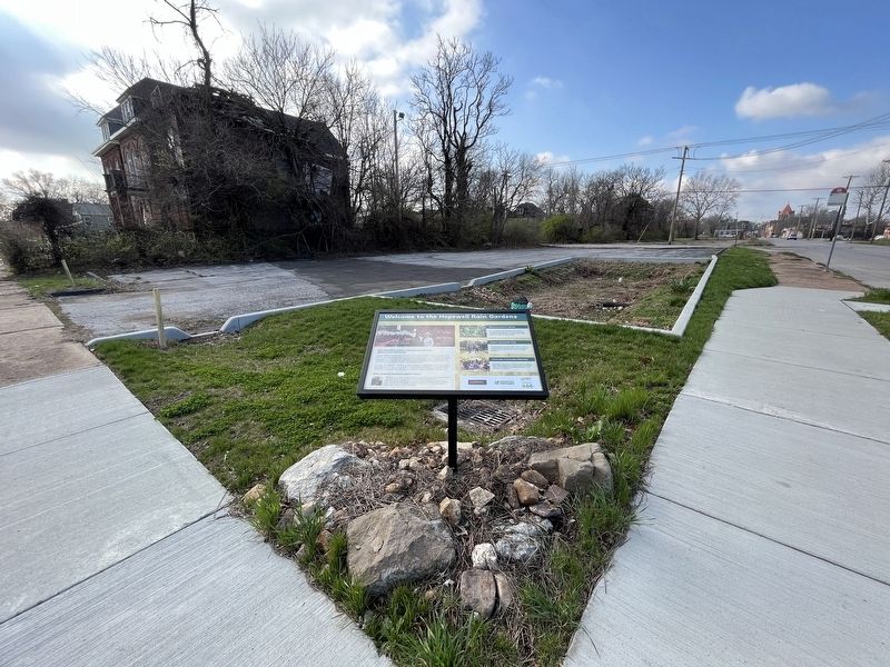 Welcome to the Hopewell Rain Gardens Marker image. Click for full size.