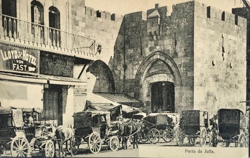Jaffa Gate image. Click for full size.