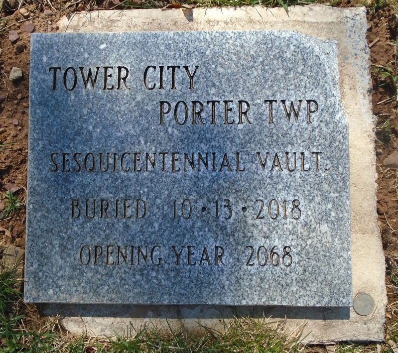 Time Capsule near the War Memorial. Click for full size. Time Capsule near the War Memorial image. Click for full size.