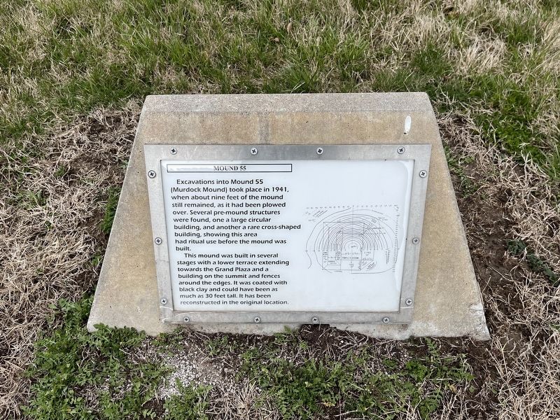 Mound 55 Marker. Click for full size. Mound 55 Marker image. Click for full size.