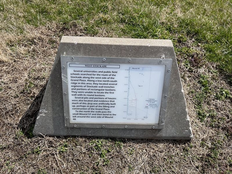 West Stockade Marker image. Click for full size.