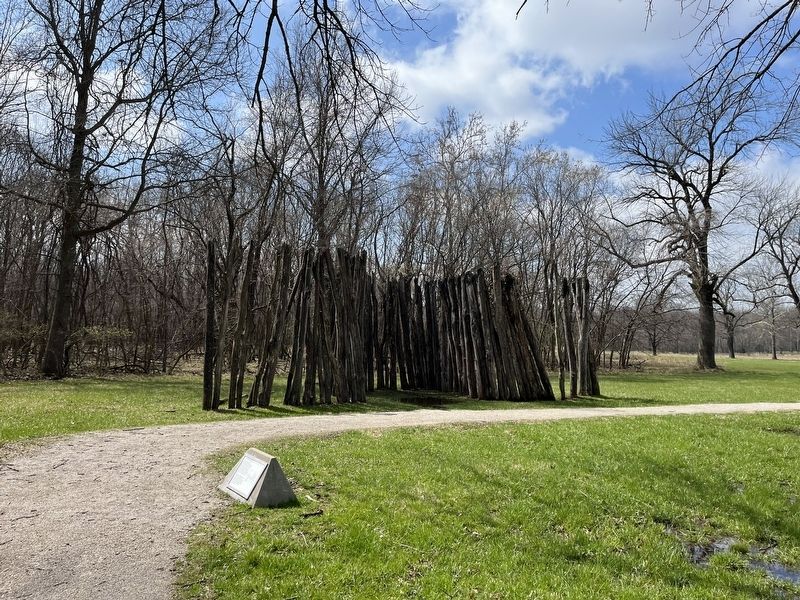 The South Stockade Marker. Click for full size. The South Stockade Marker image. Click for full size.