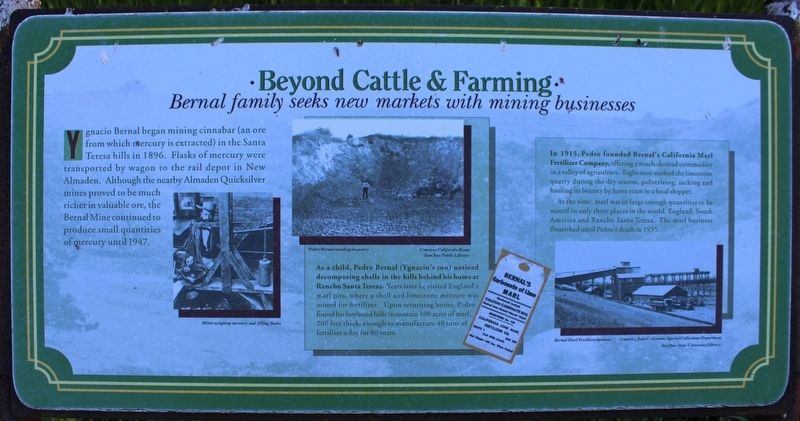 Beyond Cattle & Farming Marker image. Click for full size.