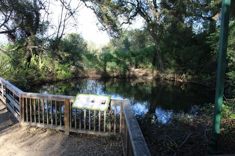 The Santa Teresa Spring & Marker. Click for full size. The Santa Teresa Spring & Marker image. Click for full size.