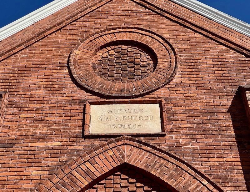 Stewart Memorial Church (former St. Pauls AME Church). Click for full size. Stewart Memorial Church (former St. Pauls AME Church) image. Click for full size.